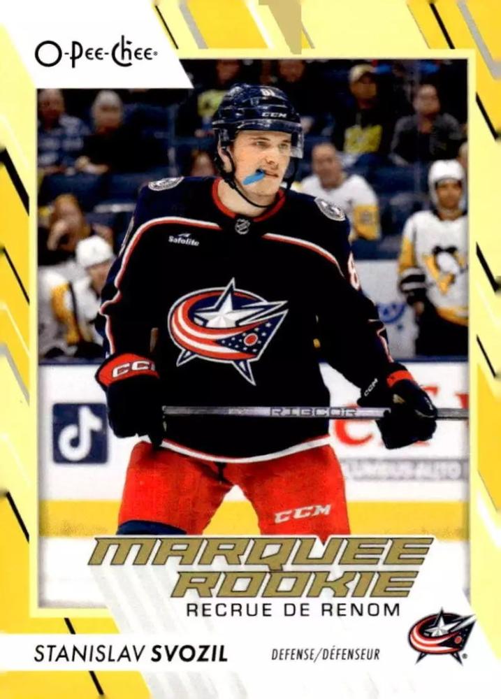 Stanislav Svozil #598 Columbus Blue Jackets | 2023-24 O-Pee-Chee Yellow Border