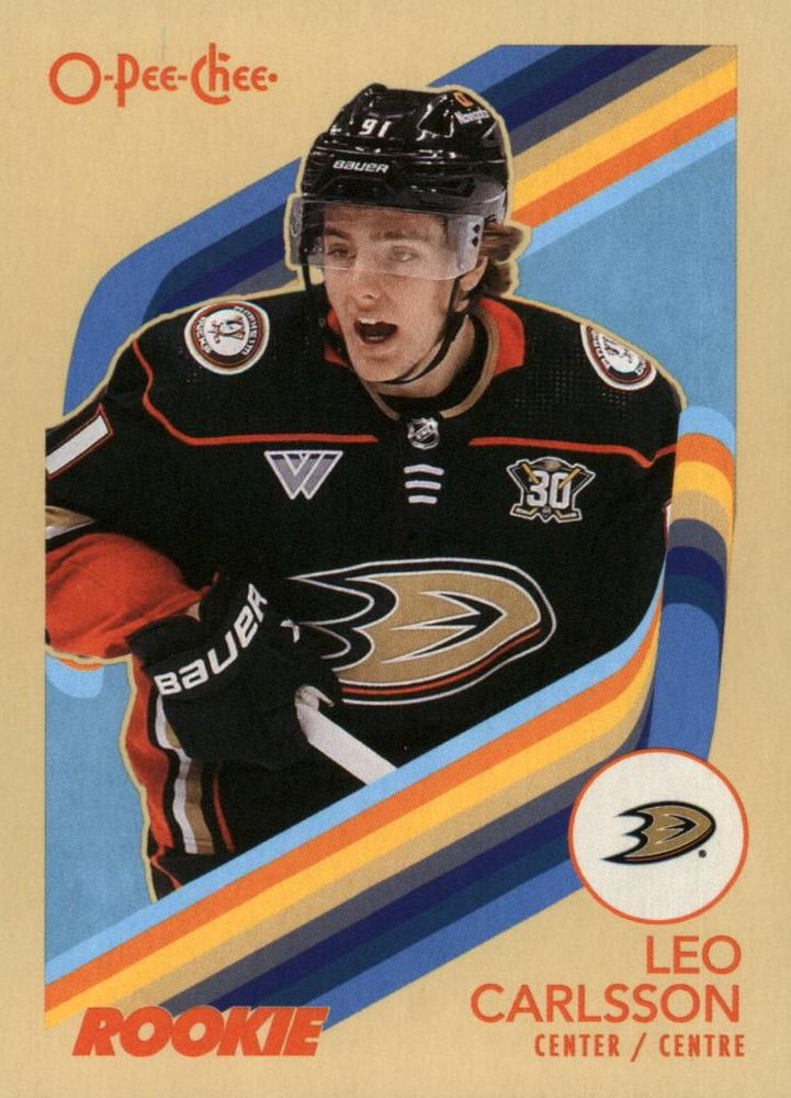 Leo Carlsson #599 Anaheim Ducks | 2023-24 O-Pee-Chee Retro