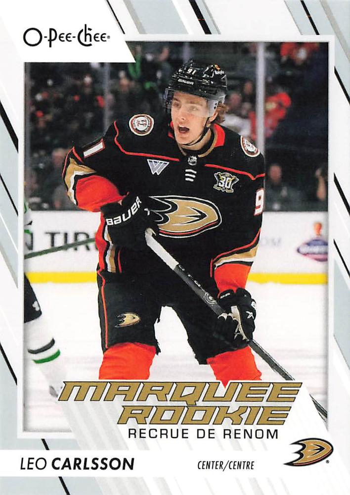 Leo Carlsson #599 Anaheim Ducks | 2023-24 O-Pee-Chee Hockey