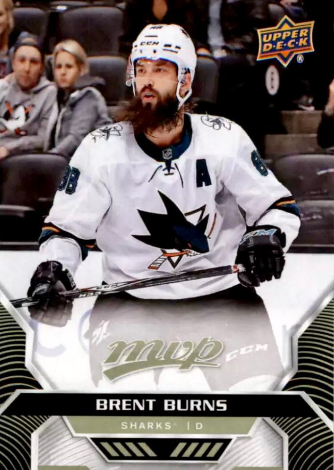Brent Burns #59 San Jose Sharks | 2020-21 Upper Deck MVP