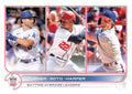 NL Batting Average Leaders (Trea Turner / Juan Soto / Bryce Harper) #59 Multi-Team | 2022 Topps