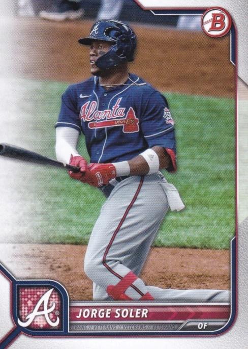 Jorge Soler #59 Atlanta Braves | 2022 Bowman