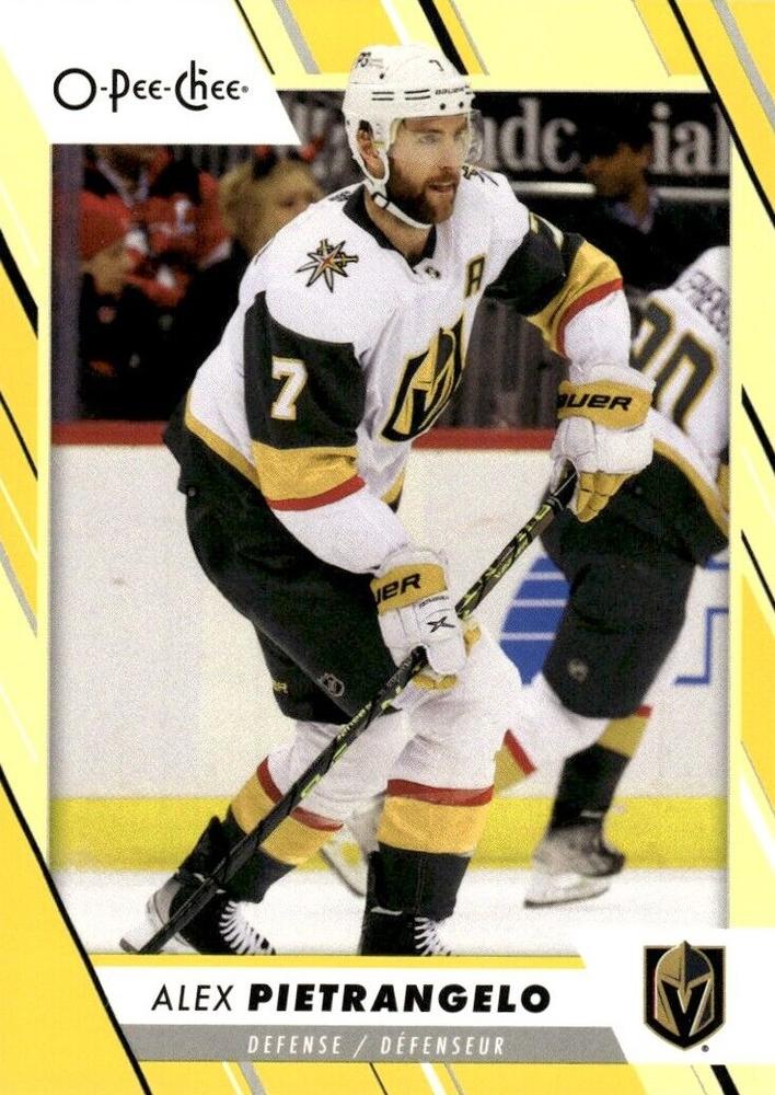 Alex Pietrangelo #59 Vegas Golden Knights | 2023-24 O-Pee-Chee Yellow Border