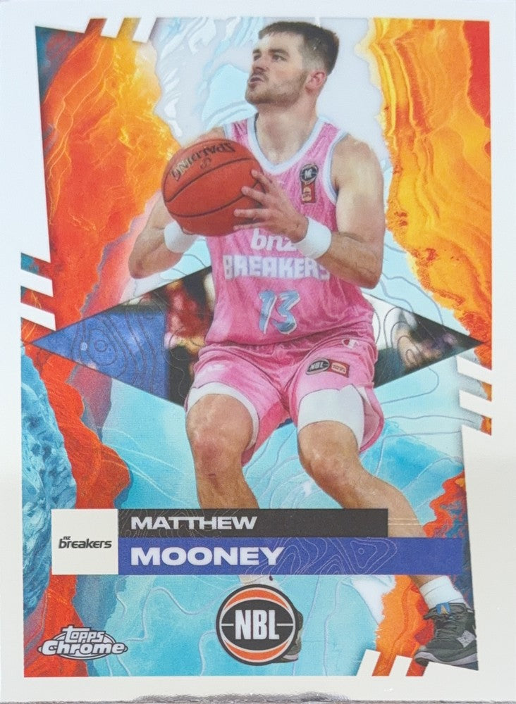 Matthew Mooney #59 New Zealand Breakers | 2024-25 Topps Chrome NBL (front)