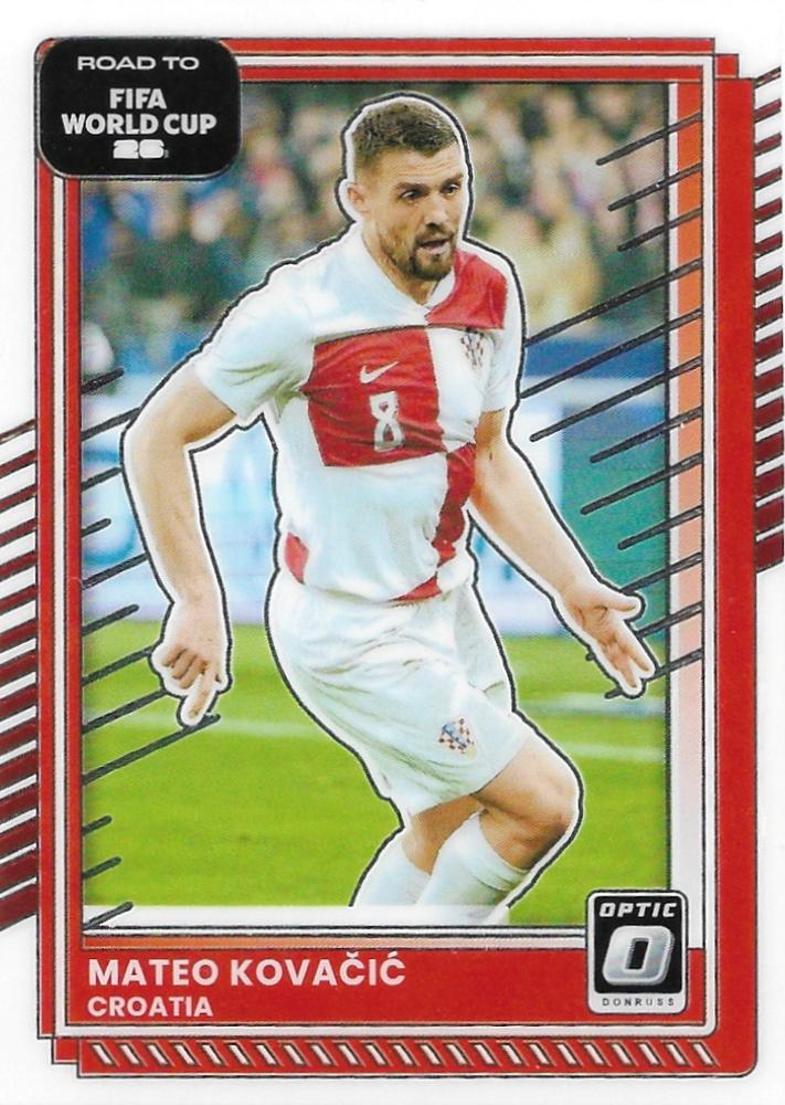 Mateo Kovacic #59 Croatia | 2025-26 Donruss Road to FIFA World Cup Optic Parallel