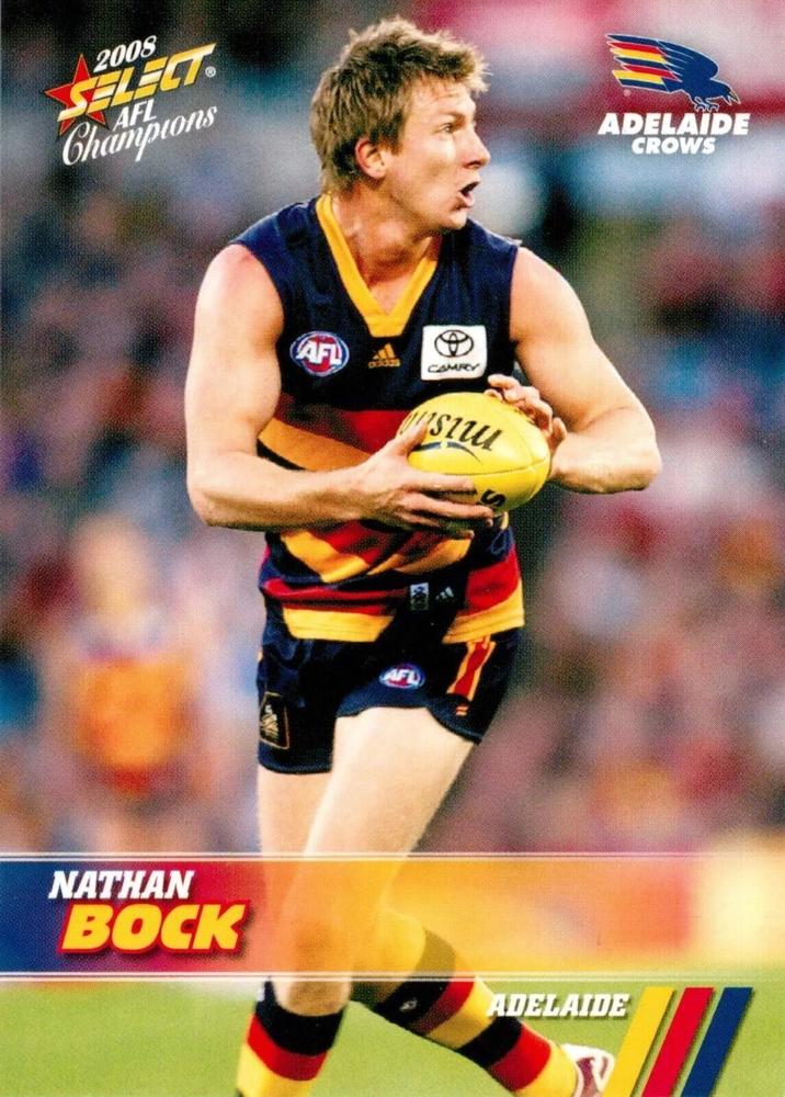 Nathan Bock #5 Adelaide Crows | 2008 Select AFL Champions