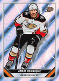 Adam Henrique FOIL #5 Anaheim Ducks | 2019-20 Topps NHL Sticker Collection