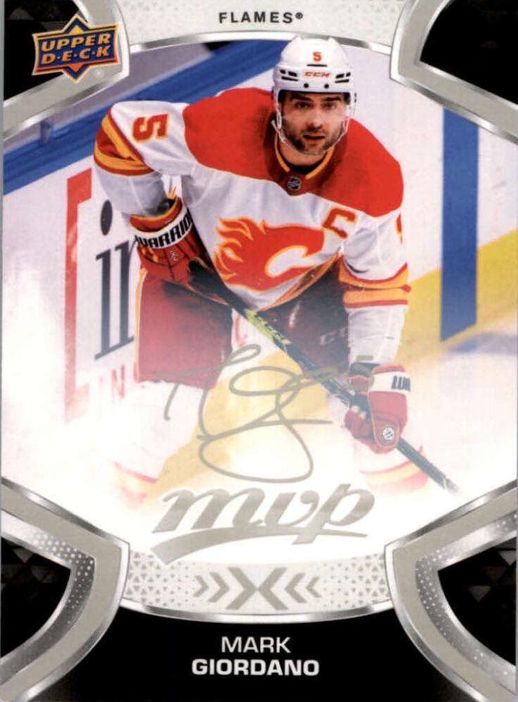 Mark Giordano #5 Calgary Flames | 2021-22 Upper Deck MVP Silver Script