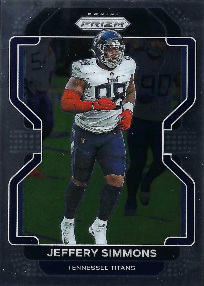 Jeffery Simmons #5 Tennessee Titans | 2021 Panini Prizm | NFL Football