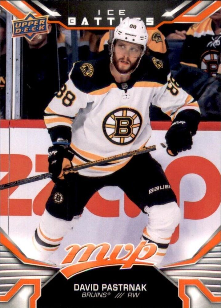 David Pastrnak #5 Boston Bruins | 2022-23 Upper Deck MVP Ice Battles