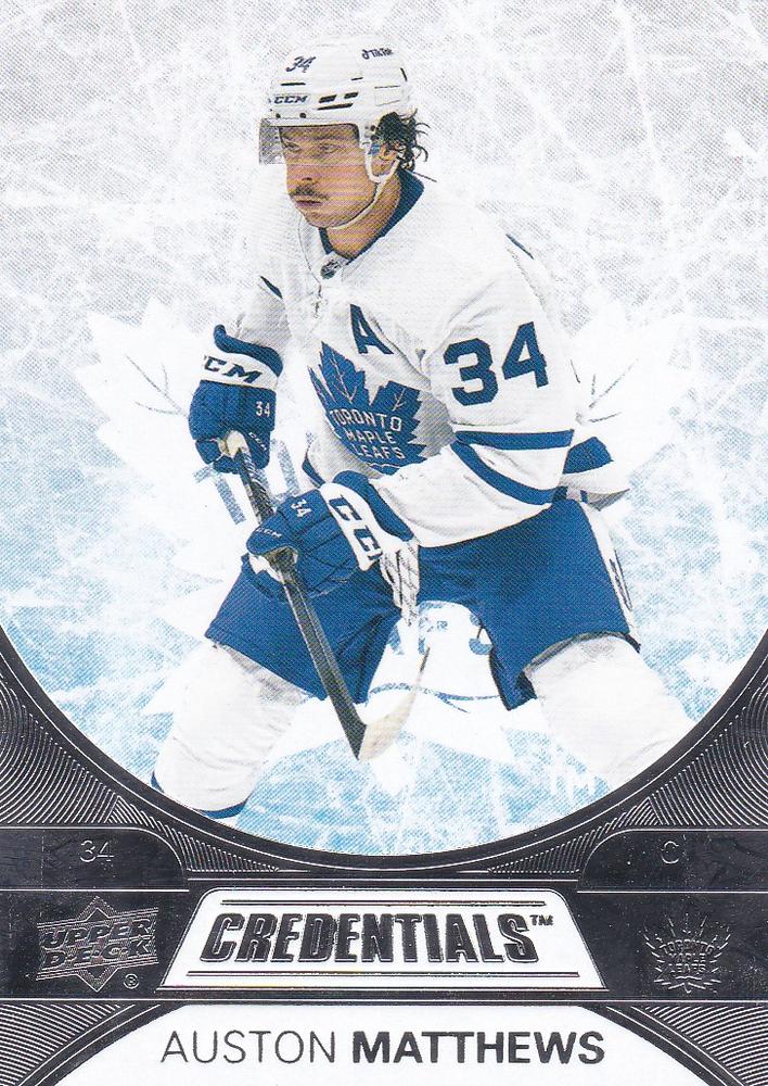 Auston Matthews #5 Toronto Maple Leafs | 2021-22 Upper Deck Credentials