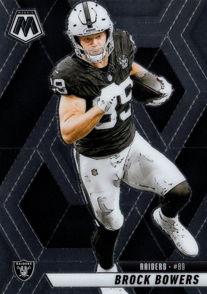 Brock Bowers #5 Las Vegas Raiders | 2025 Panini Mosaic | NFL Football