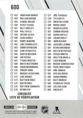 Checklist: 501 600 #600 Multi-Team | 2023-24 O-Pee-Chee Hockey