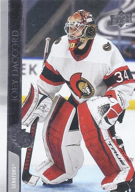 Joey Daccord #602 Ottawa Senators | 2020-21 Upper Deck