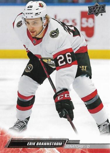 Erik Brannstrom #602 Ottawa Senators | 2022-23 Upper Deck