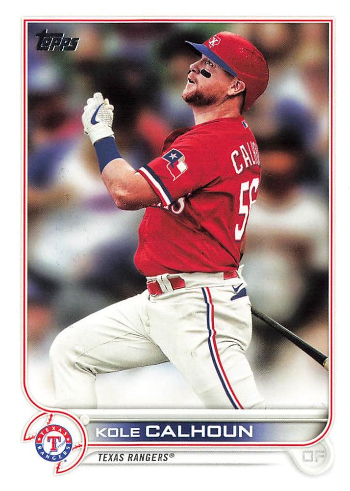 Kole Calhoun #605 Texas Rangers | 2022 Topps