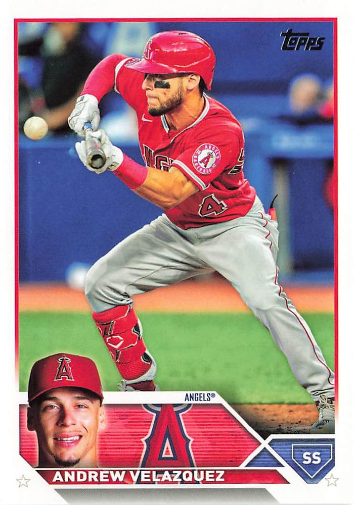 Andrew Velazquez #605 Los Angeles Angels | 2023 Topps