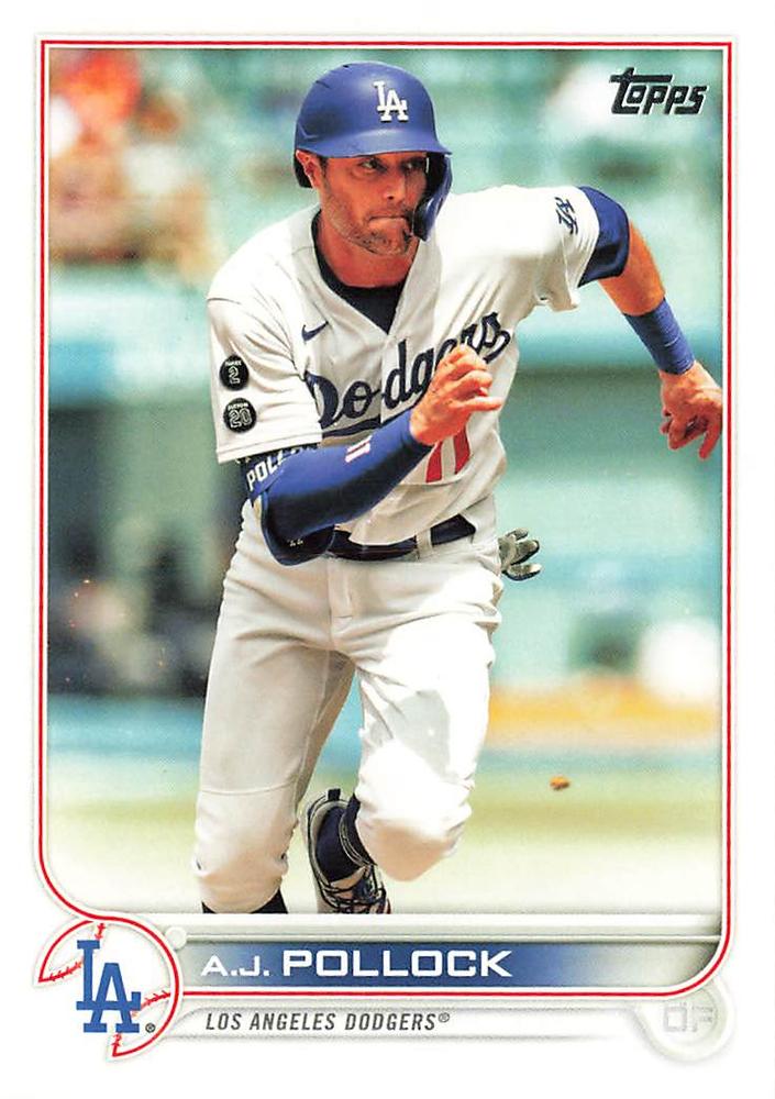 A.J. Pollock #608 Los Angeles Dodgers | 2022 Topps