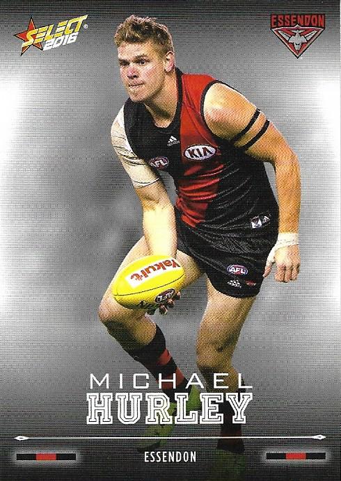 Michael Hurley #60 Essendon Bombers | 2016 Select AFL Footy Stars