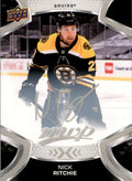Nick Ritchie #60 Boston Bruins | 2021-22 Upper Deck MVP Silver Script
