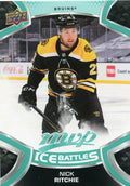 Nick Ritchie #60 Boston Bruins | 2021-22 Upper Deck MVP Ice Battles