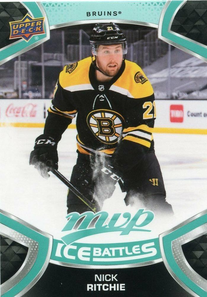 Nick Ritchie #60 Boston Bruins | 2021-22 Upper Deck MVP Ice Battles