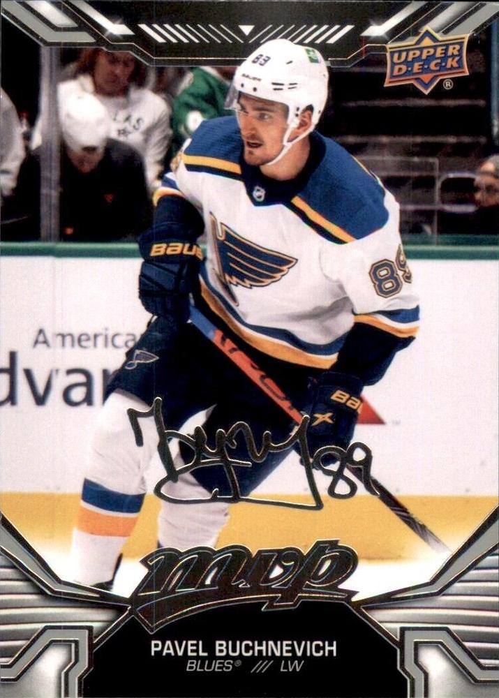 Pavel Buchnevich #60 St. Louis Blues | 2022-23 Upper Deck MVP Silver Script