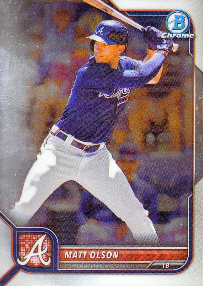 Matt Olson #60 Atlanta Braves | 2022 Bowman Chrome