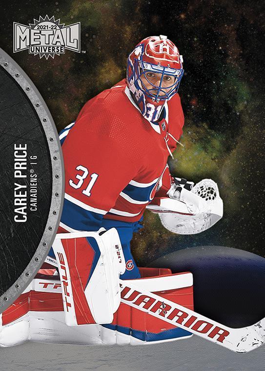 Carey Price #60 Montreal Canadiens | 2021-22 SkyBox Metal Universe