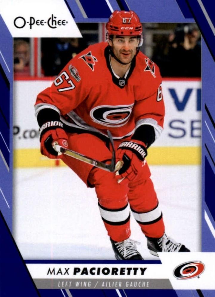 Max Pacioretty #60 Carolina Hurricanes | 2023-24 O-Pee-Chee Blue Border