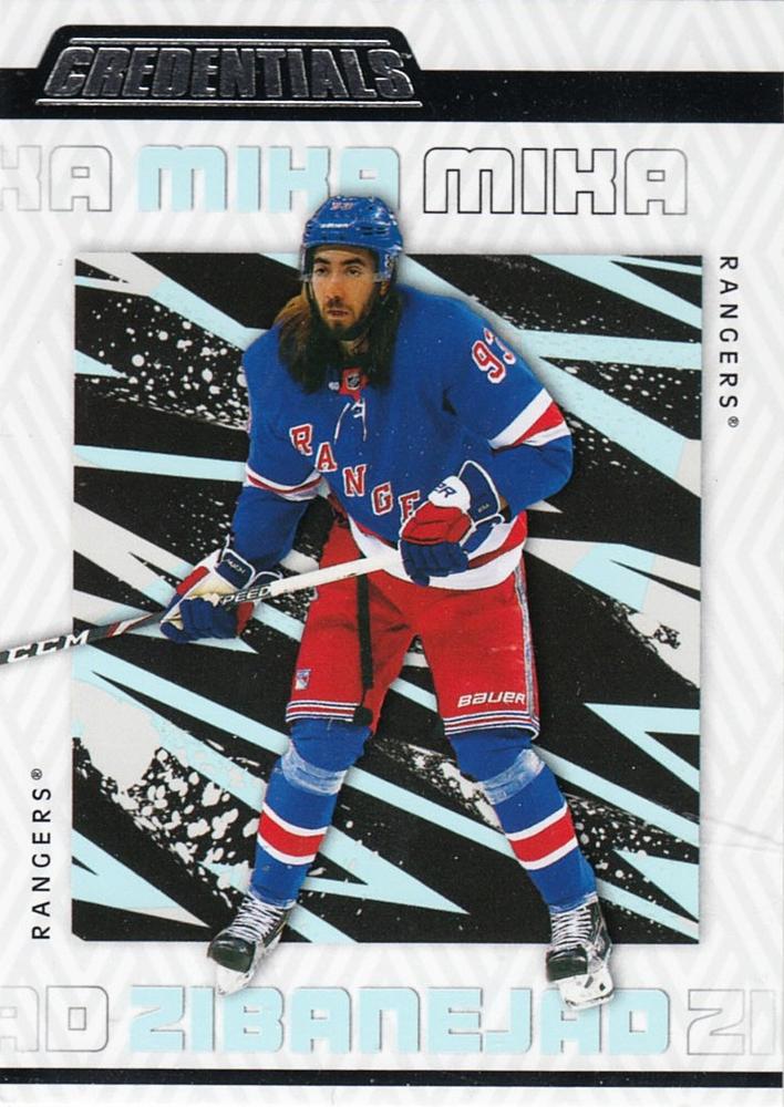 Mika Zibanejad #60 New York Rangers | 2023-24 Upper Deck Credentials