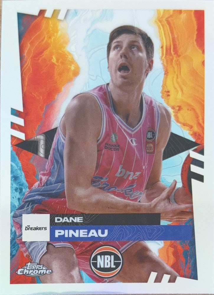 Dane Pineau #60 New Zealand Breakers | 2024-25 Topps Chrome NBL (front)
