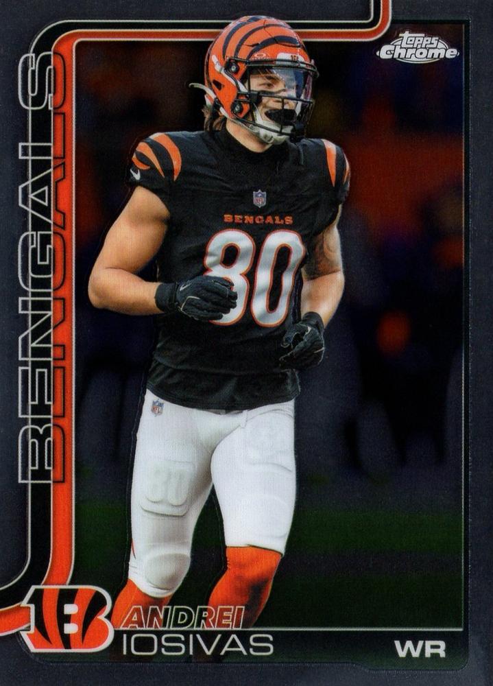 Andrei Iosivas #60 Cincinnati Bengals | 2025 Topps Chrome | NFL Football