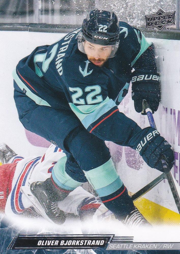 Oliver Bjorkstrand #617 Seattle Kraken | 2022-23 Upper Deck