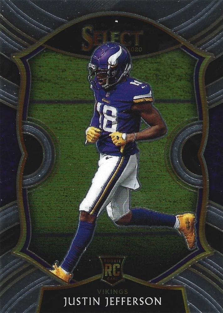 Justin Jefferson #61 Minnesota Vikings | 2020 Panini Select |  | NFL Football