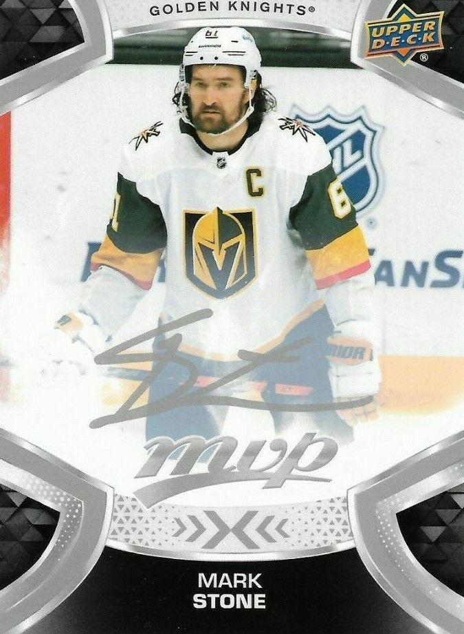 Mark Stone #61 Vegas Golden Knights | 2021-22 Upper Deck MVP Silver Script