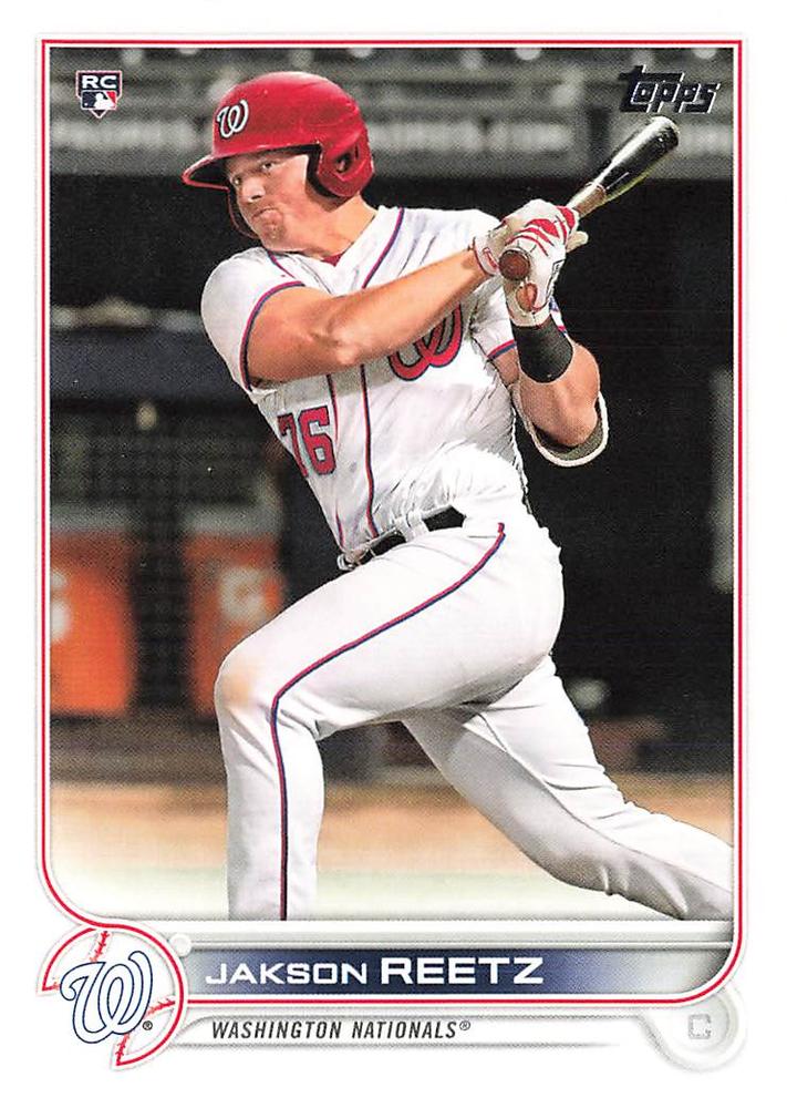 Jakson Reetz #61 Washington Nationals | 2022 Topps