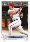 Jakson Reetz #61 Washington Nationals (Factory set, Large RC logo) | 2022 Topps