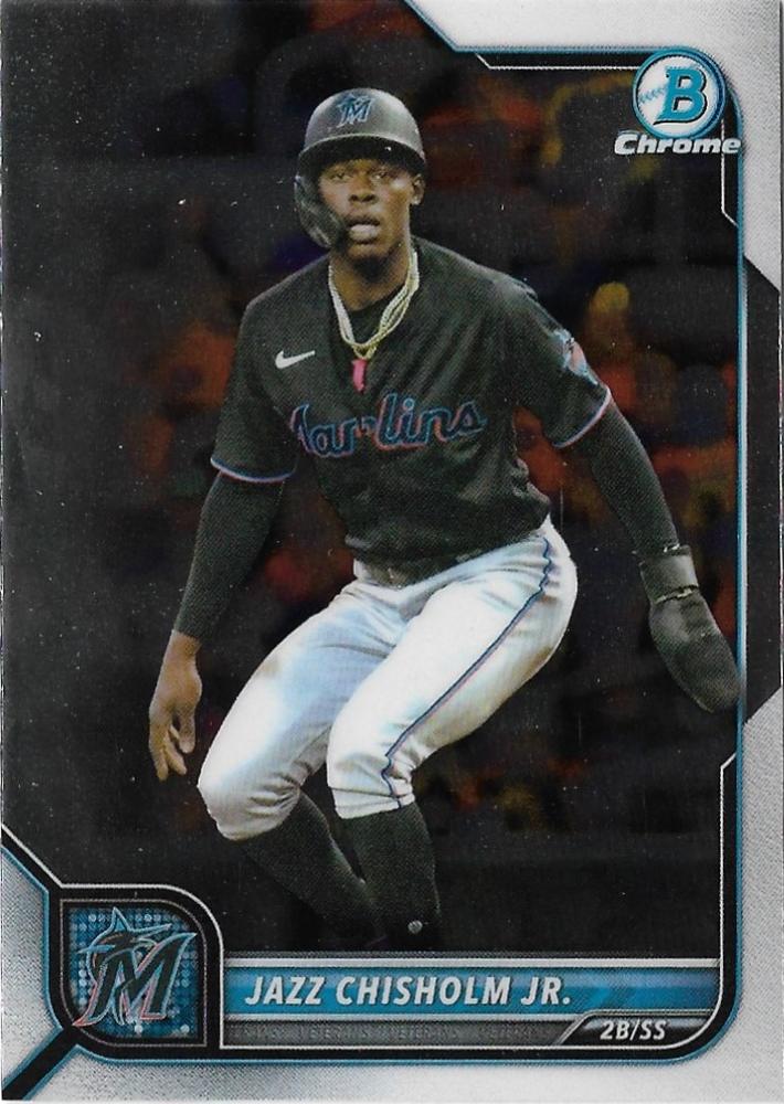 Jazz Chisholm Jr. #61 Miami Marlins | 2022 Bowman Chrome