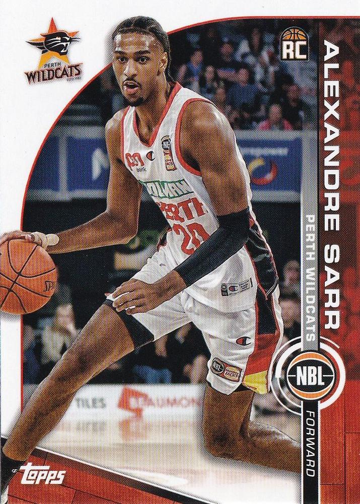 Alexandre Sarr #61 Perth Wildcats | 2023-24 Topps NBL