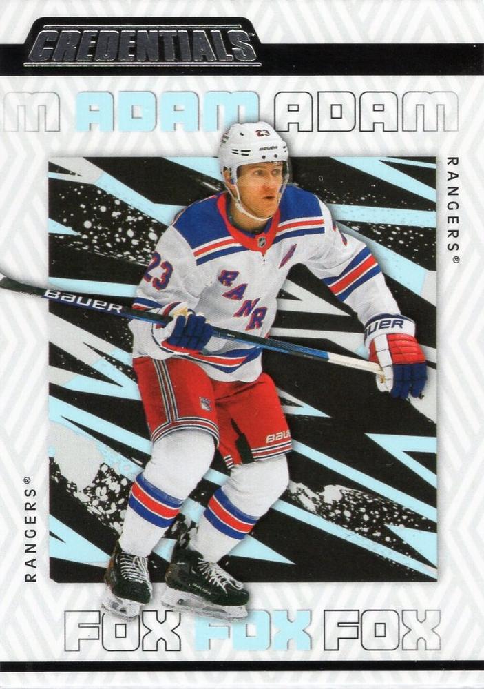 Adam Fox #61 New York Rangers | 2023-24 Upper Deck Credentials