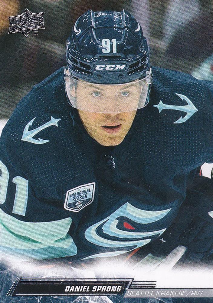 Daniel Sprong #621 Seattle Kraken | 2022-23 Upper Deck