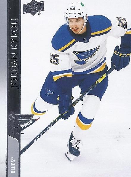 Jordan Kyrou #622 St. Louis Blues | 2020-21 Upper Deck