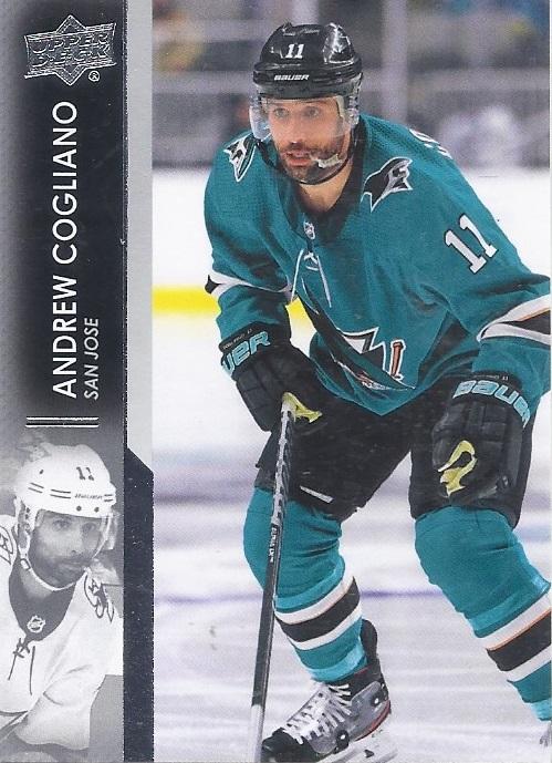 Andrew Cogliano #623 San Jose Sharks | 2021-22 Upper Deck