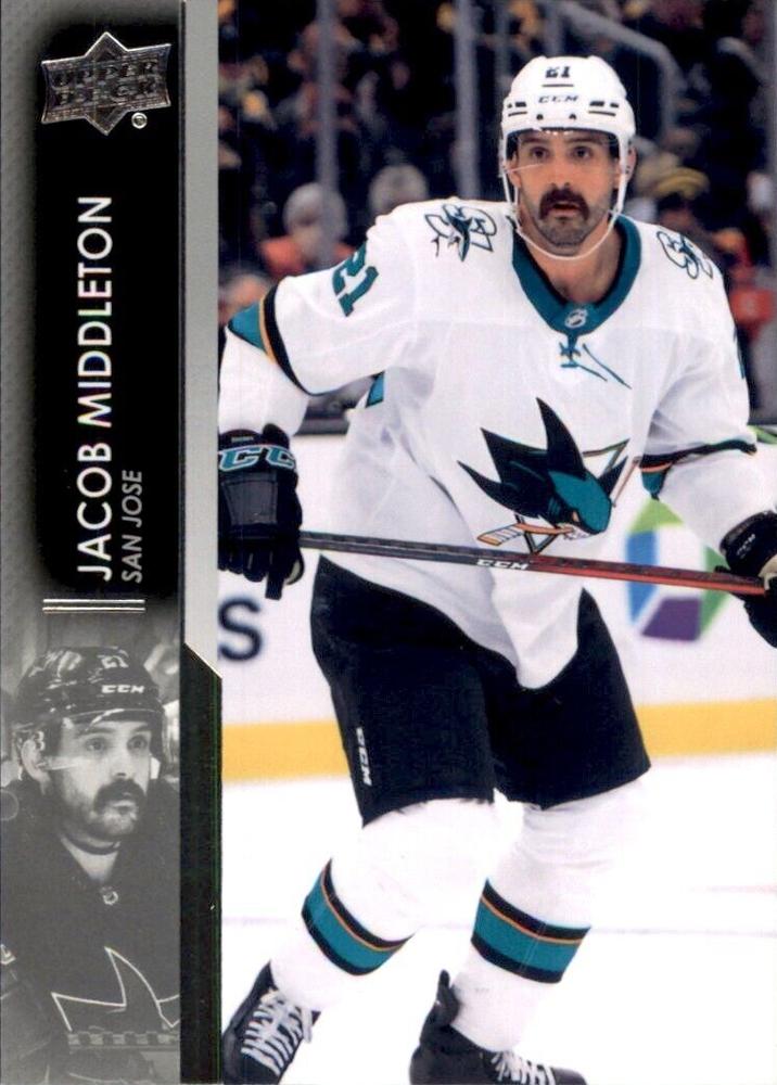 Jacob Middleton #625 San Jose Sharks | 2021-22 Upper Deck