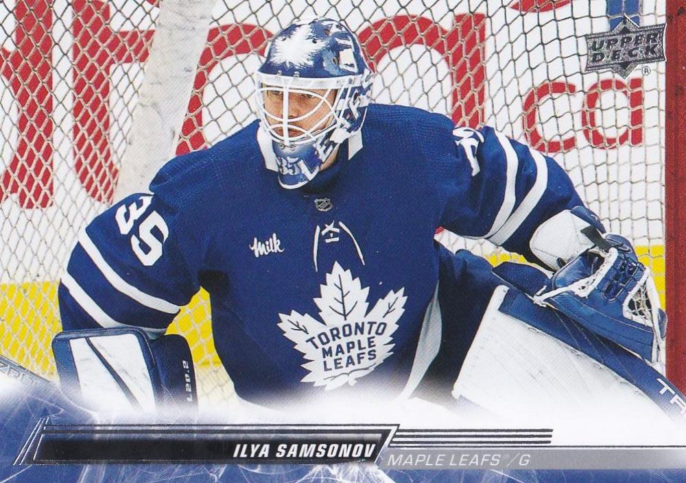 Ilya Samsonov #628 Toronto Maple Leafs | 2022-23 Upper Deck