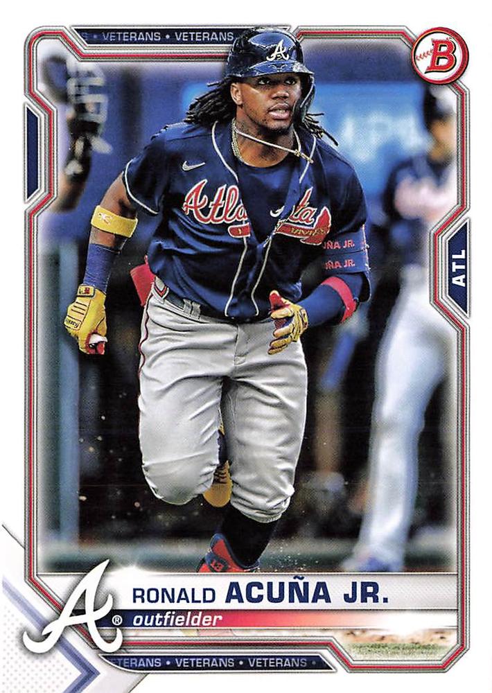 Ronald Acuña Jr. #62 Atlanta Braves | 2021 Bowman