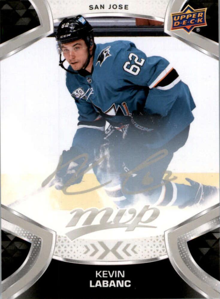 Kevin Labanc #62 San Jose Sharks | 2021-22 Upper Deck MVP Silver Script