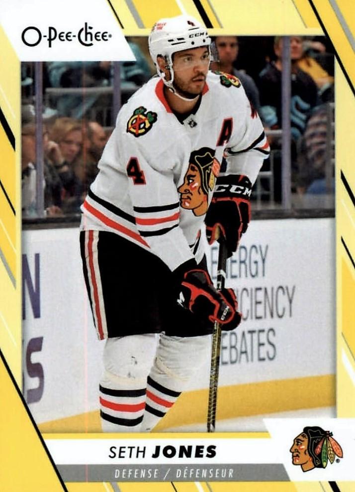 Seth Jones #62 Chicago Blackhawks | 2023-24 O-Pee-Chee Yellow Border
