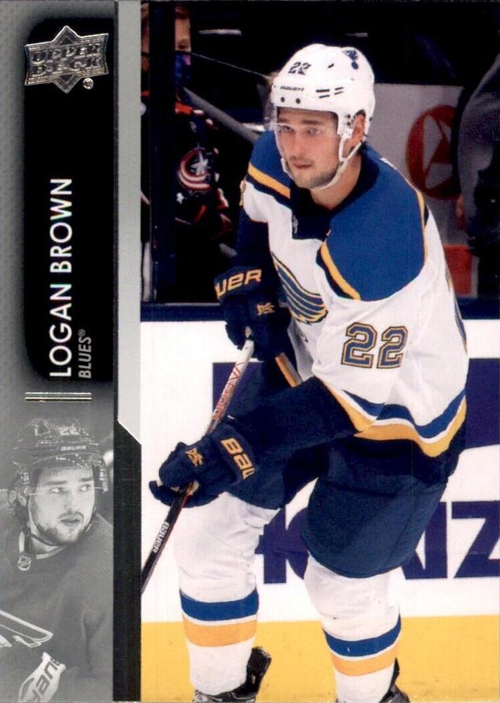 Logan Brown #633 St. Louis Blues | 2021-22 Upper Deck